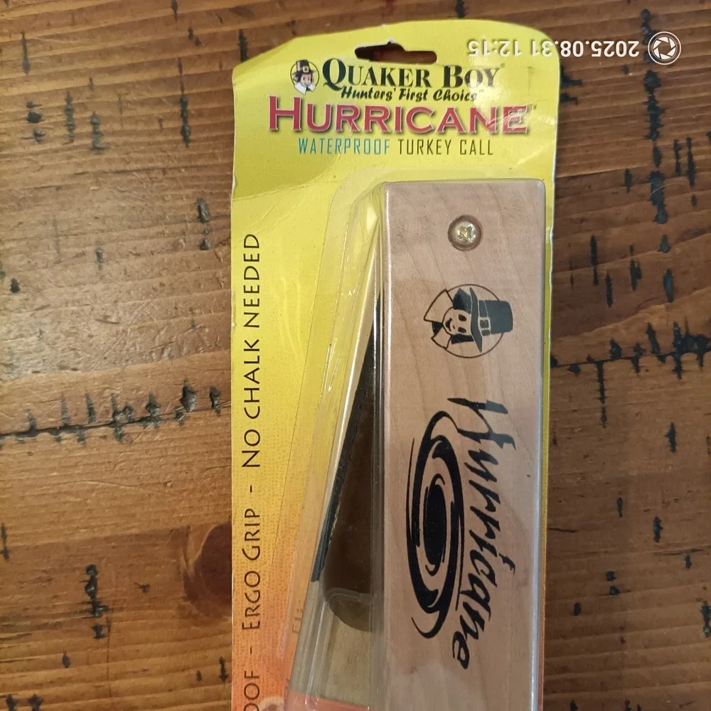 Hurricane Quaker Boy Hurricane Turkey Box Call Made In USA Old Hen Young Hen a3